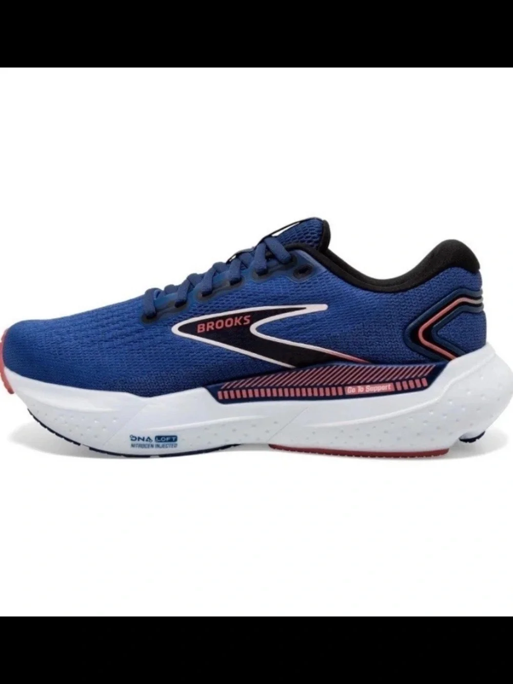 Brooks Women Size 8 Blue & Pink Glycerin GTS 21 Running Shoes